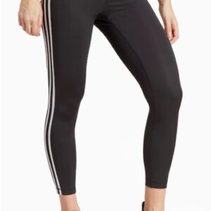 NEW Leggings Adidas Train Essentials 3-Stripes High-Waisted 7/8 Size 3X Yoga Gym